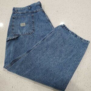 Wrangler Men’s Size 40x30 Carpenter Pants Blue Workwear Outdoors Utility Casual
